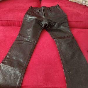 Vintage Gap leather pants Y2K